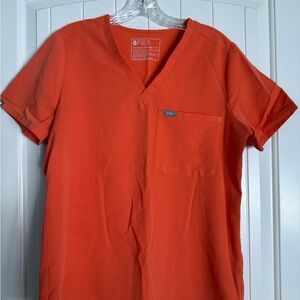 Figs Sunset Orange Srub Set  Medium/Large Petite